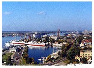 Cruise Port Riga in Latvia, North Europe