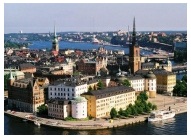 Cruise port Stockholm in Sweden, North Europe