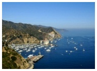 Cruise port Catalina Island in North America
